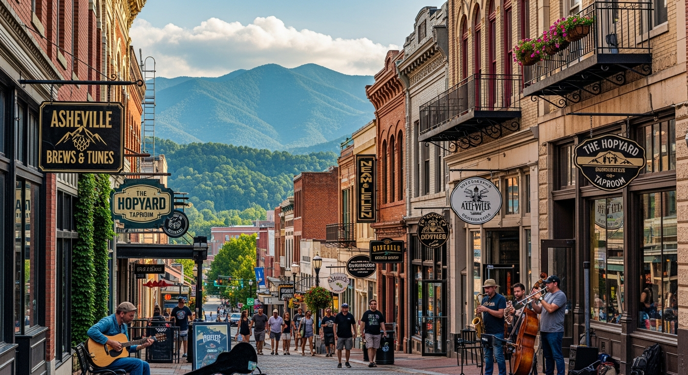 Local businesses in Asheville, NC listed on local-motion.org